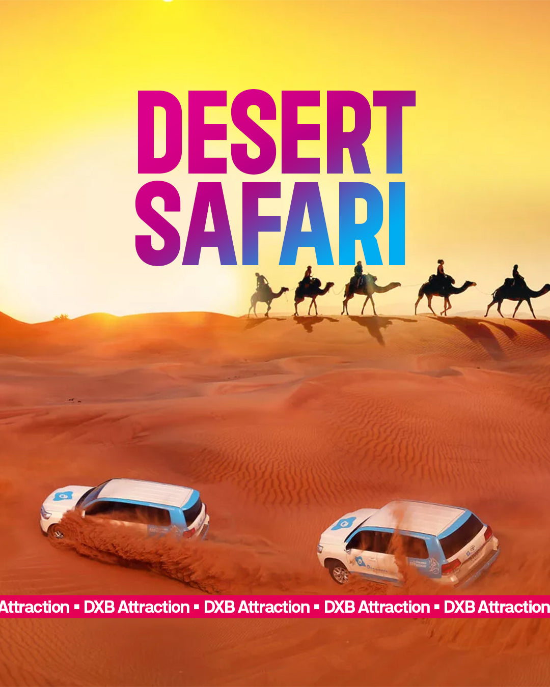 XLine Dubai Marina Zip Line + Budget-Friendly Evening Desert Safari Tickets