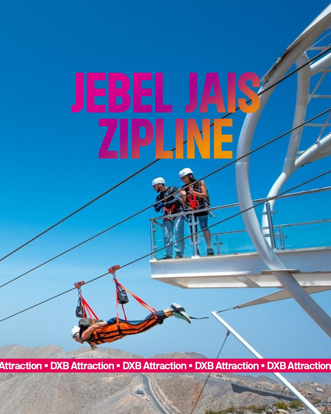 Jebel Jais Zipline Tickets