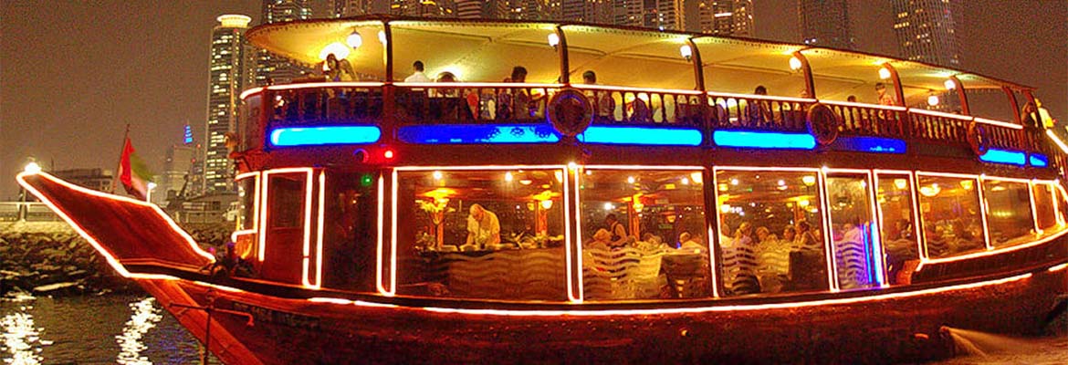 Dhow Cruise Creek Dinner with Pick and Drop