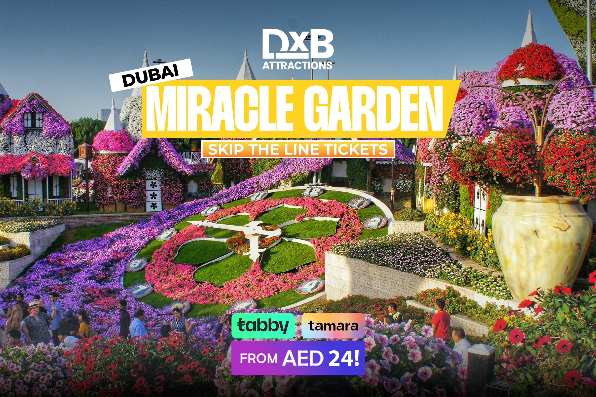 Dubai Miracle Garden Skip-the-Line Tickets