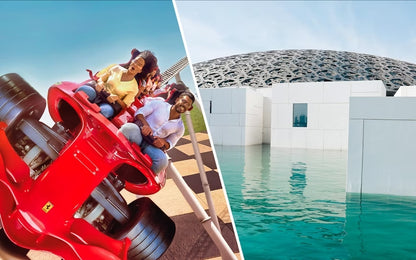 FERRARI WORLD 3 PARK ( Warner Bros +YAS Water World )