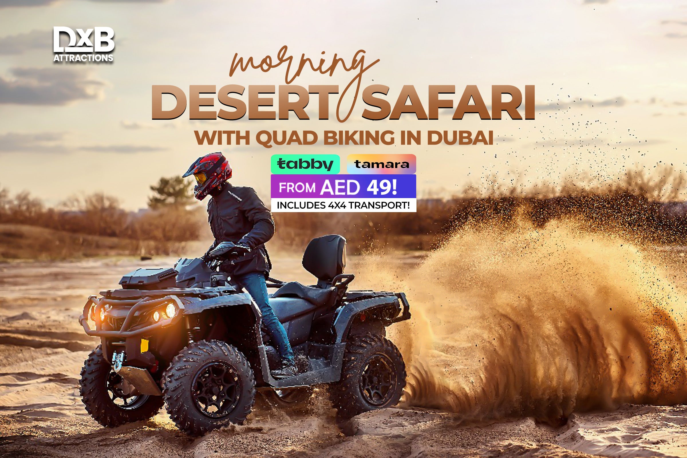 Morning Desert Safari with Quad Biking in Dubai