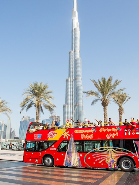 City Sightseeing: Dubai Hop-On Hop-Off Bus Tour with Al Seef Dhow Cruise