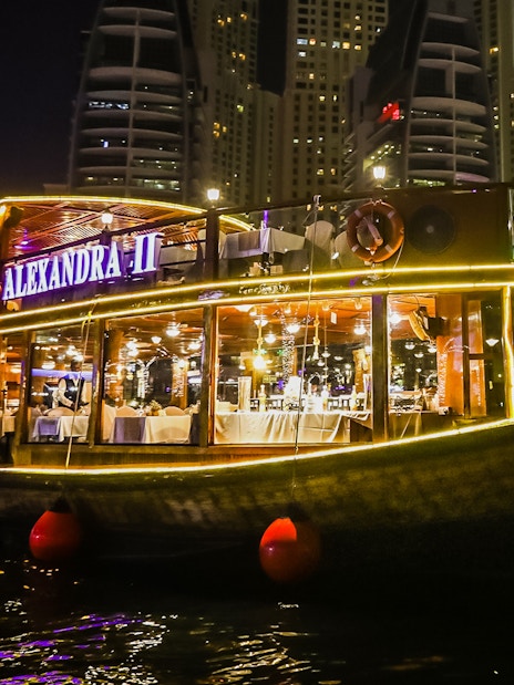 From Dubai Marina: Alexandra Dhow Cruise with Dinner &amp; Live Entertainment