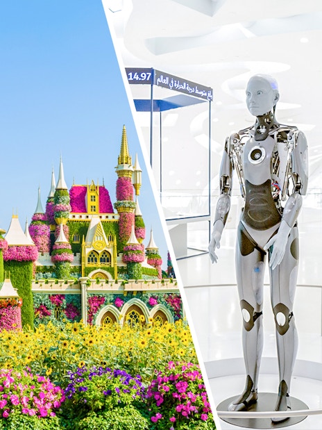 Dubai Miracle Garden Skip-the-Line Tickets + Museum of the Future Dubai Tickets