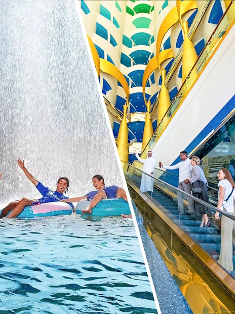 Wild Wadi Water Park Tickets + Inside Burj Al Arab: Luxury Guided Tour