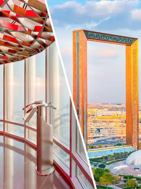 Burj Khalifa at the Top + Dubai Frame Tickets