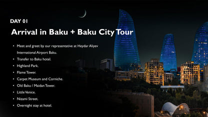 BAKU WONDERSCAPE TOUR - DXB Attractions