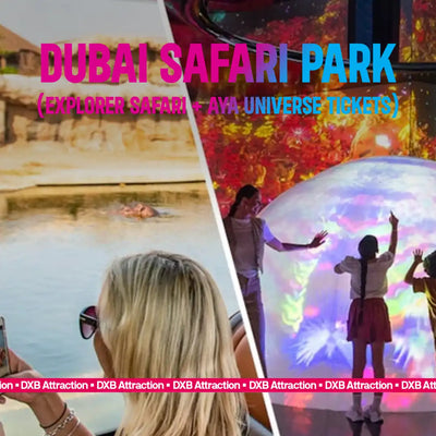 Dubai Safari Park Explorer Safari + AYA Universe Tickets