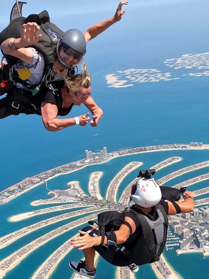 XLine Dubai Marina Zip Line + Tandem Skydiving at the Palm Drop Zone Tickets