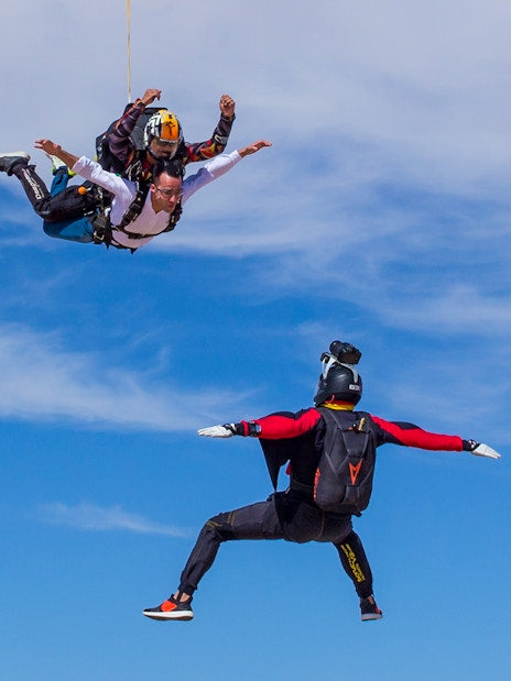 Skydive Dubai: Tandem Skydiving at the Desert Drop Zone