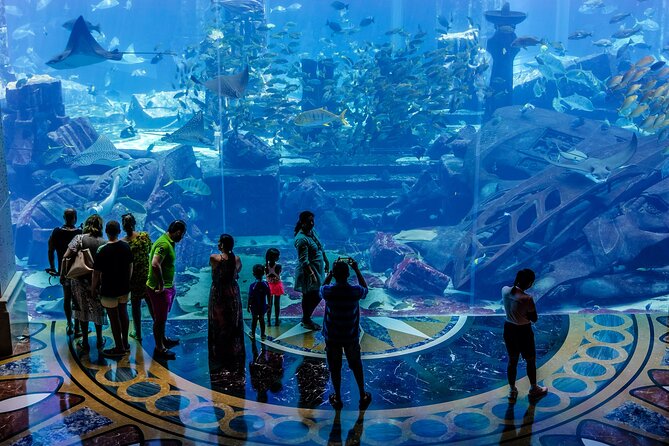 Dubai Aquarium & Underwater Zoo + Aquaventure Waterpark 1 Day Pass