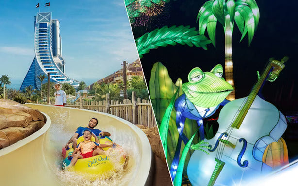 Wild Wadi Waterpark + Dubai Garden Glow Tickets