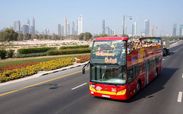 Dubai Hop-On Hop-Off Bus Tour with Dhow Creek Cruise + The View At The Palm Tickets