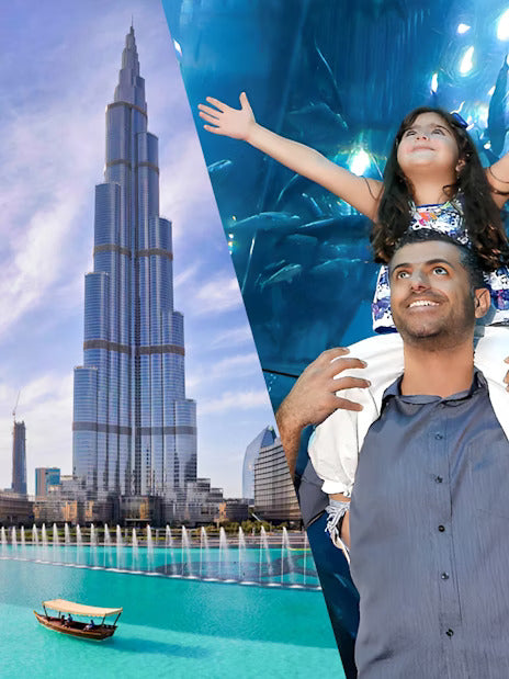 Burj Khalifa At The Top + Dubai Aquarium &amp; Underwater Zoo Tickets