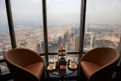 The Lounge @ Burj Khalifa: Levels 154, 153, & 152 with light meal