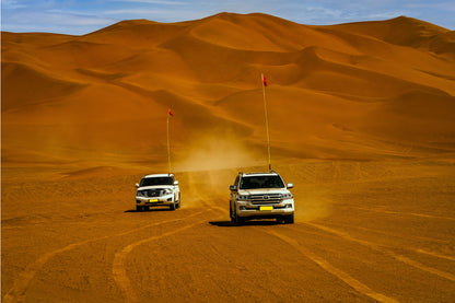 Budget-Friendly Evening Desert Safari with BBQ Dinner + Global Village Dubai Tickets