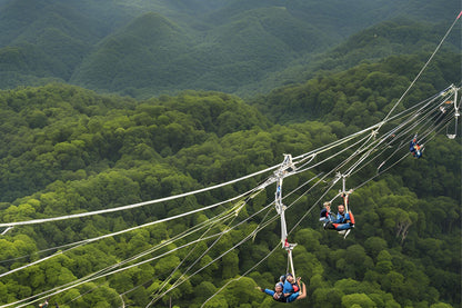 Jais Flight Tickets: 6 Ziplines